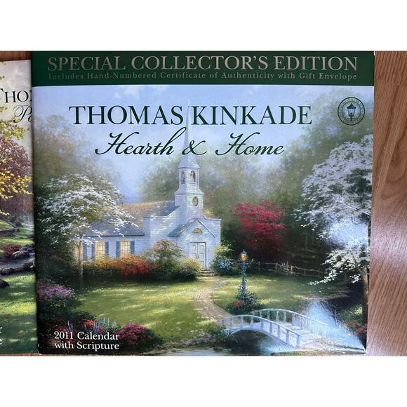 Thomas Kinkade (4) Calendars Special Collector's Edition 2010 2011 2012 2015 - Picture 2 of 11
